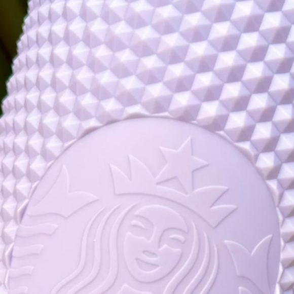Starbucks 2021 US Matte Mint Green & Lilac Venti Studded Tumblers 💚NEW SET💜 - Picture 5 of 6